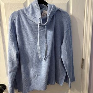 LOFT Soft Blue Knit Sweater